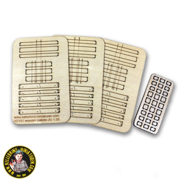 wooden pallets 1/35