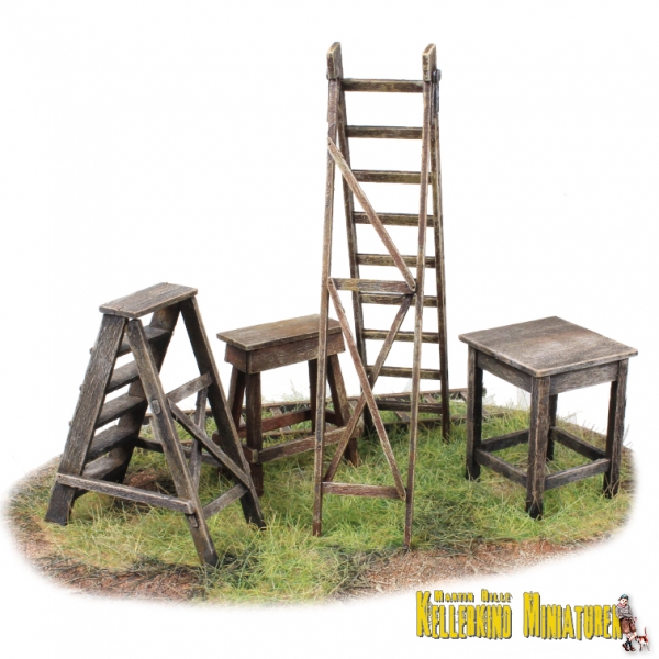 ladders and trestles