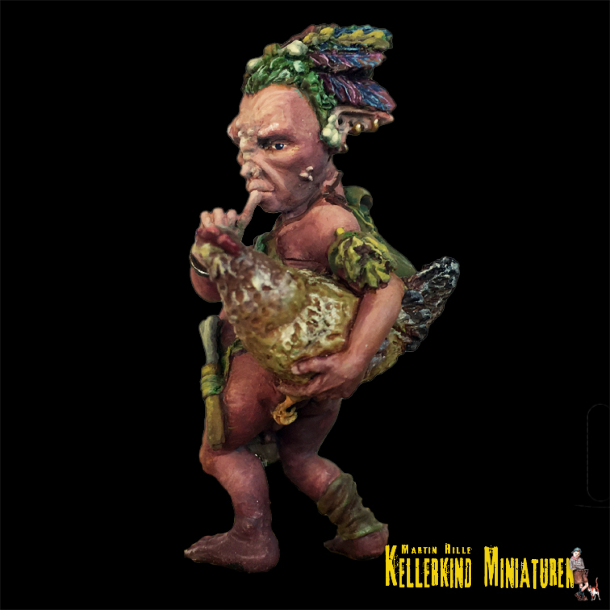 "Psst" - the little hen thief